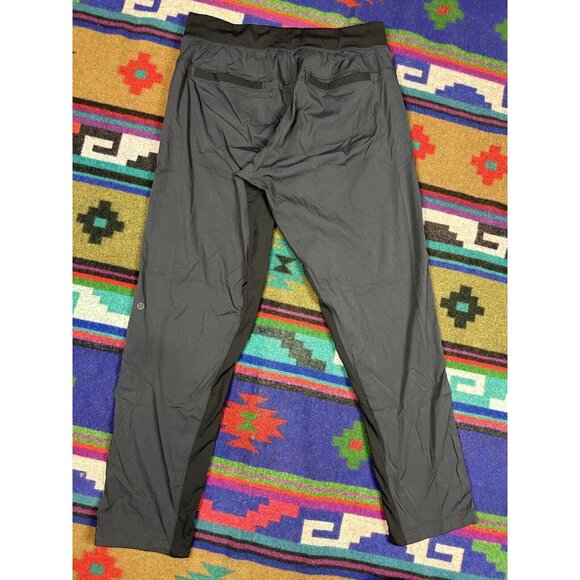 Lululemon Mens Great Wall Jogger Pants Cinch Ankle Obsidian Blk Gray - Picture 4 of 6